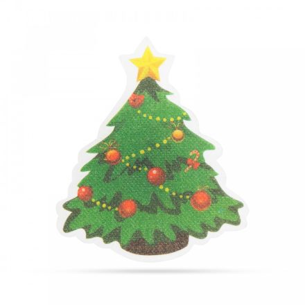 Karácsonyi RGB LED dekor - öntapadós - fenyőfa 56513A