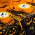 Halloween-i asztalterítő - alumínium hatású - 137 x 183 cm - sírköves