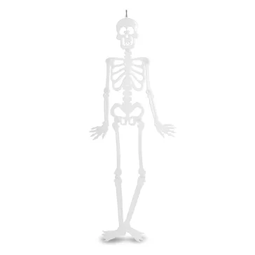   Halloween-i foszforeszkáló dekoráció - csontváz - 90 x 40 cm