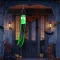 Halloween-i szélzsák dekoráció - Frankenstein - zöld - 122 cm