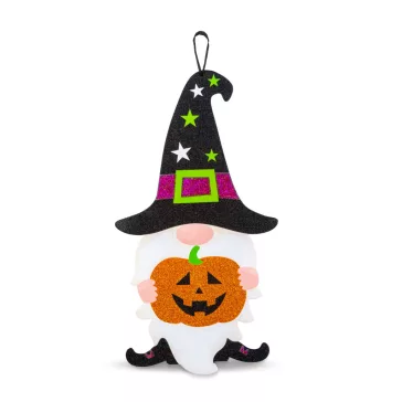   Halloween-i dekoráció - manó - akasztható - habszivacs - 44 x 26 cm