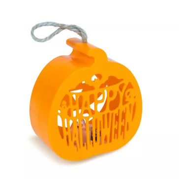   Halloween-i LED dekor - tök - RGB LED - 3 x LR1130 - 8,5 x 9 x 4 cm