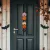 Halloween-i dekoráció - tök - akasztható - fa - 62 x 13 cm