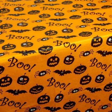   Halloween-i dekoráció - asztalterítő - flanel - 132 x 178 cm
