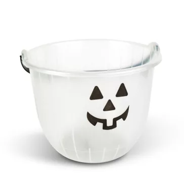Halloween-i dekoráció - vödör - 2 féle - 20 x 16 cm