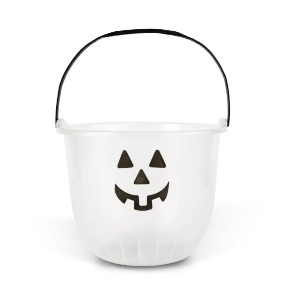 Halloween-i dekoráció - vödör - 2 féle - 20 x 16 cm