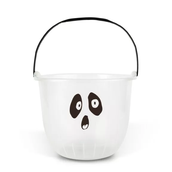 Halloween-i dekoráció - vödör - 2 féle - 20 x 16 cm