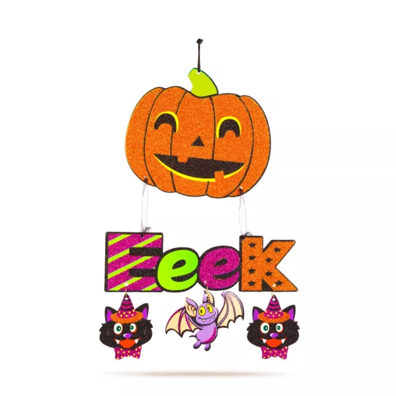 Halloween-i dekoráció - tök - akasztható - 45 x 23 cm Halloween-i dekoráció - tök - akasztható - 45 x 23 cm