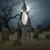 Halloween-i világító dekoráció - szellem - fekete - 10 színes LED - akasztható - 2 x 2032 - 75x20 cm