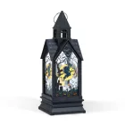 Halloween-i világító dekoráció - boszorkány - sárga LED - 17,5 x 6,3 x 6,3 cm - 3 x LR44
