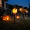 Halloween-i leszúrható lámpa - tök - elemes - 34 x 9,5 cm