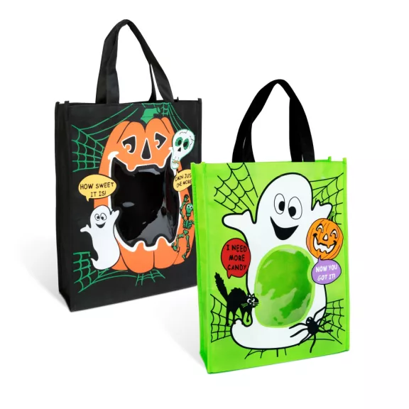 Halloween-i táska - ablakkal - 40 x 30 x 10 cm - 2 féle Halloween-i táska - ablakkal - 40 x 30 x 10 cm - 2 féle