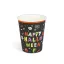 Halloween-i papírpohár - "Happy Halloween" - 2,5 dl - 8 db / csomag