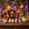 Halloween-i akasztható dekoráció - manók - 15 x 6 cm - 4 féle