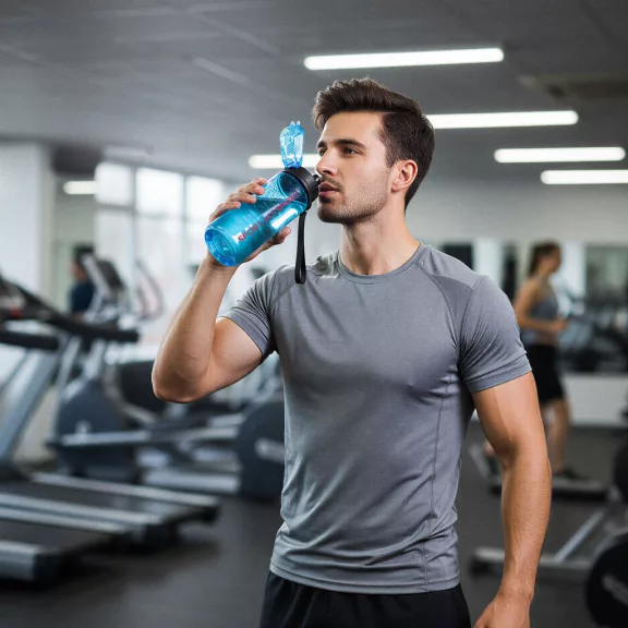 Sport kulacs - műanyag, átlátszó - 600 ml - 3 színben Sport kulacs - műanyag, átlátszó - 600 ml - 3 színben