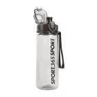 Sport kulacs - műanyag, átlátszó - 600 ml - 3 színben