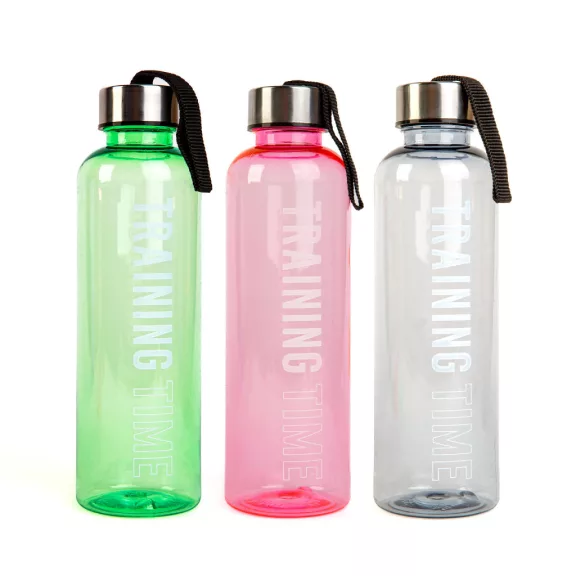 Sport kulacs - műanyag, átlátszó - 550 ml - 3 színben Sport kulacs - műanyag, átlátszó - 550 ml - 3 színben