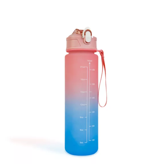 Sport kulacs - 750 ml - opálos - kék-lila színátmenetes Sport kulacs - 750 ml - opálos - kék-lila színátmenetes