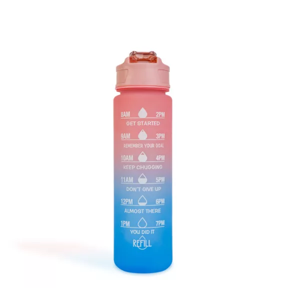 Sport kulacs - 750 ml - opálos - kék-lila színátmenetes Sport kulacs - 750 ml - opálos - kék-lila színátmenetes