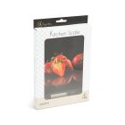 Konyhai mérleg - eper, fekete