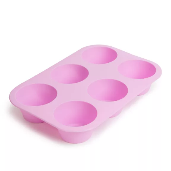 Szilikon muffinsütő-forma - 6 adagos Szilikon muffinsütő-forma - 6 adagos