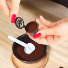 Újratölthető műanyag kávékapszula 5 db / csomag