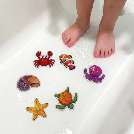 Öntapadós csúszásgátló - tengeri motívumok - 6 db / csomag