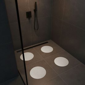   Öntapadós csúszásgátló - fehér - 19 cm - 4 db / csomag