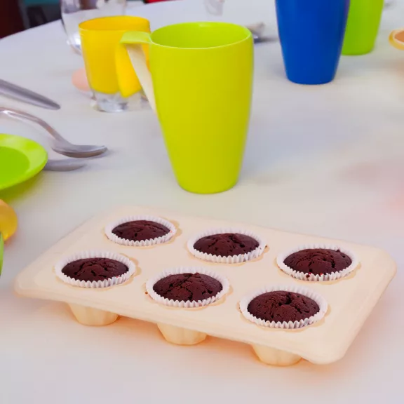 Szilikon sütőforma - muffin - 30 x 19 x 4,1 cm Szilikon sütőforma - muffin - 30 x 19 x 4,1 cm
