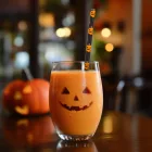 Papír szívószál - halloween - 197 x 6 mm - 25 db / csomag