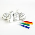 Húsvéti tojásfestő készlet filctollal - 6 db / csomag