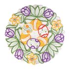 Húsvéti hímzett alátét -  Ø35 cm