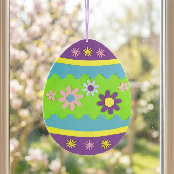 Húsvéti filc függődísz - tojás - 38 cm x 28 cm - 3 féle Húsvéti filc függődísz - tojás - 38 cm x 28 cm - 3 féle