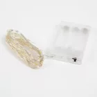 LED fényfüzér - 5 m - 50 LED - melegfehér - 3 x AA