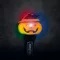 Halloween-i LED lámpa - tök - elemes