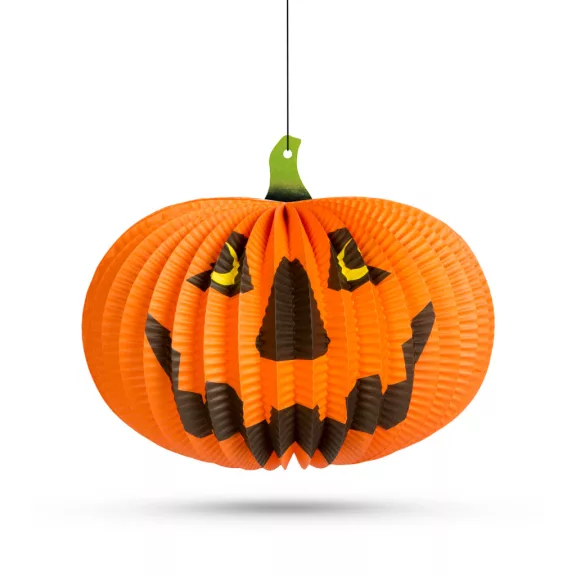 Halloween-i tökös lampion - akasztható - 26 cm Halloween-i tökös lampion - akasztható - 26 cm