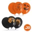 Halloween-i lufi szett - 6 féle - 20 db / csomag
