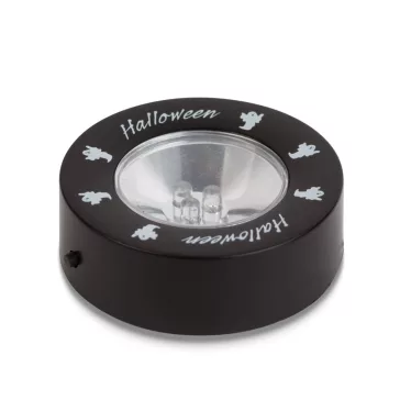   Halloween-i LED hangulatvilágítás - 3 LED - 3 x AAA - fekete, szellem