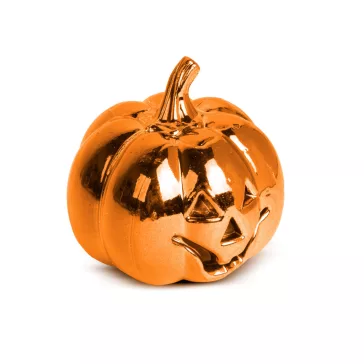   Halloween-i tök dekoráció - fényes - 6 cm - 3 szín / csomag
