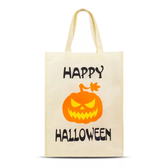 Halloween-i ajándéktáska - 30 x 40 cm - "Happy Halloween" tök Halloween-i ajándéktáska - 30 x 40 cm - "Happy Halloween" tök
