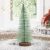 Mini dekor műfenyő - 30 cm - havas, zöld 58269C