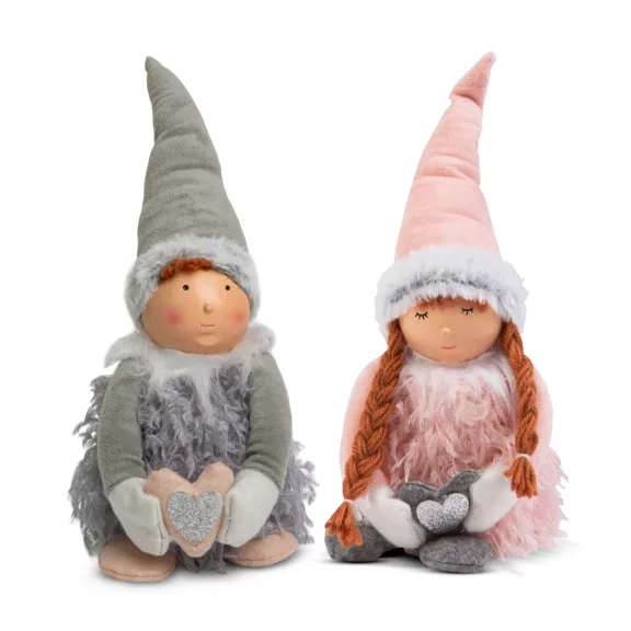 Karácsonyi baba - fiú / lány - 38 cm - 2 féle Karácsonyi baba - fiú / lány - 38 cm - 2 féle