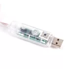 Smart fényfüzér - USB - 33 db RGBIC LED - 5 m - Bluetooth + zene mód - IP65