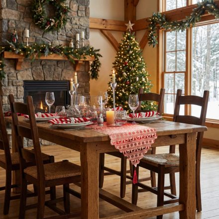 Karácsonyi asztalterítő futó - 180 x 35 cm