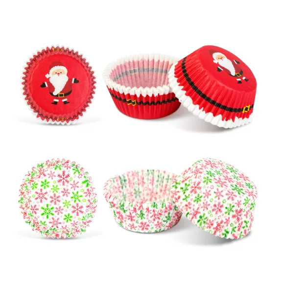 Karácsonyi muffinpapír - Mikulás - 40 db / csomag Karácsonyi muffinpapír - Mikulás - 40 db / csomag