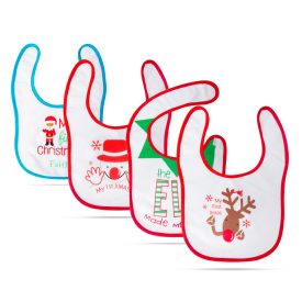 Karácsonyi baba előke - 38 x 27 cm - 4 féle