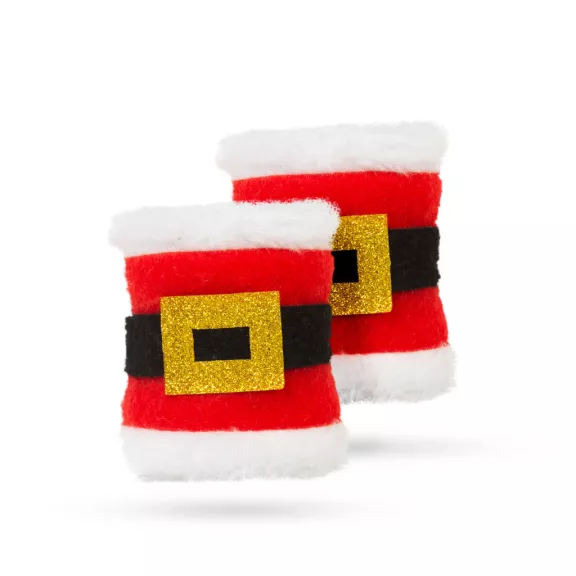 Karácsonyi szalvétagyűrű - mikulás - 8 x 8 cm - 2 db / csomag Karácsonyi szalvétagyűrű - mikulás - 8 x 8 cm - 2 db / csomag