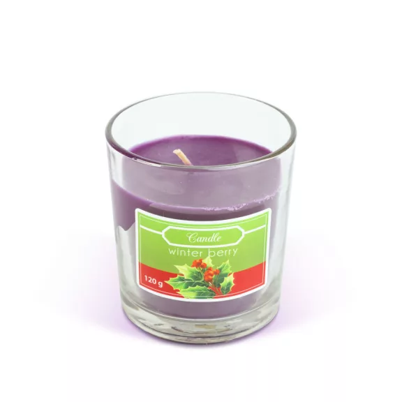 Illatgyertya - "téli bogyó" - 120 g Illatgyertya - "téli bogyó" - 120 g