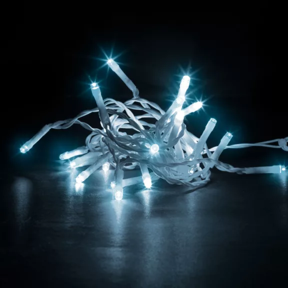 Fényfüggöny - 200 db LED - hidegfehér - hálózati - IP44 - 4,2 m - 8 program Fényfüggöny - 200 db LED - hidegfehér - hálózati - IP44 - 4,2 m - 8 program