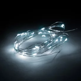   Fényfüggöny - 300 db hidegfehér microLED-del - 3 x 3 m - 230V - távirányítós